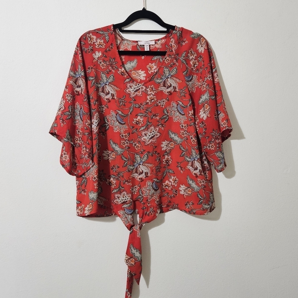 Como Vintage Floral Top